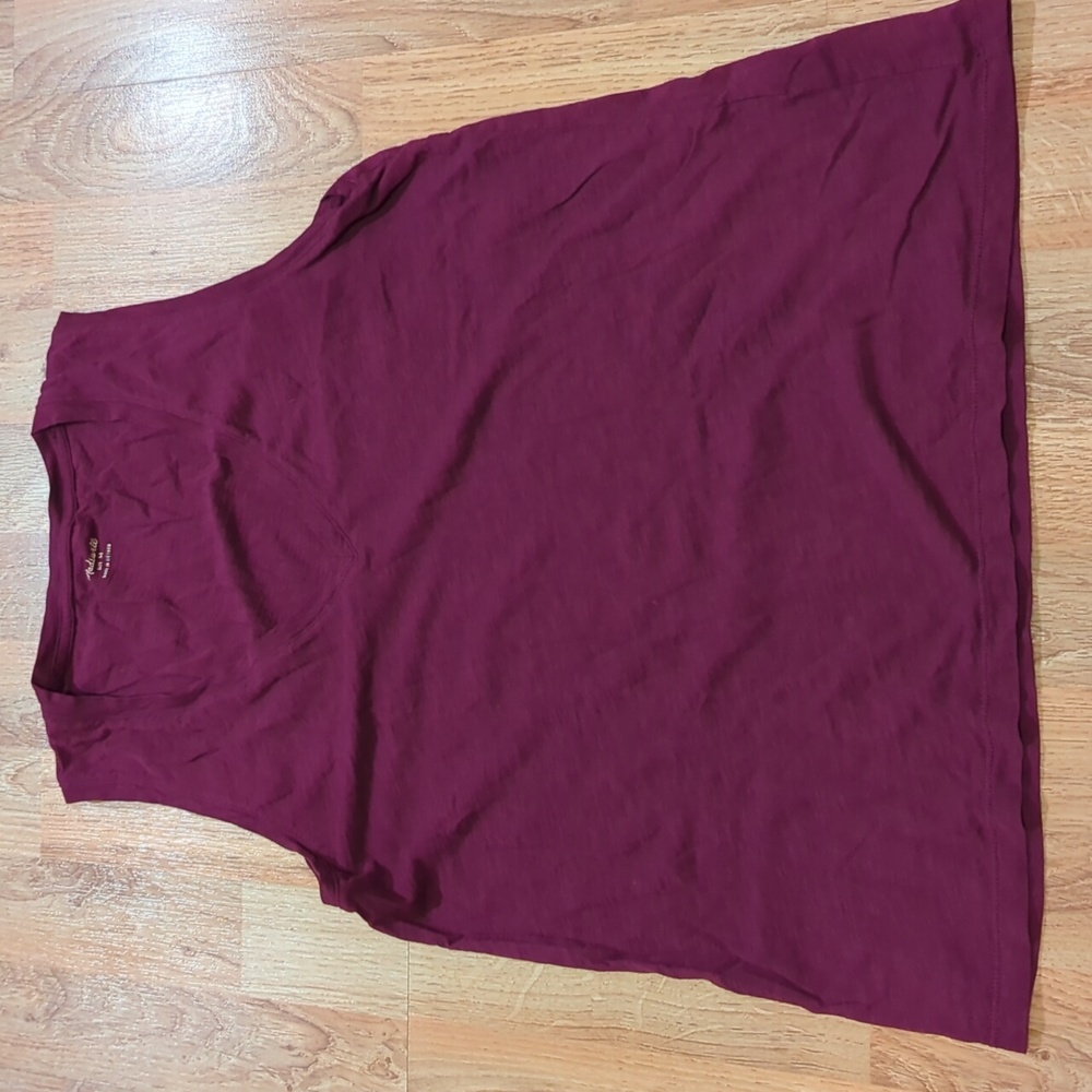 V neck bright plum tank